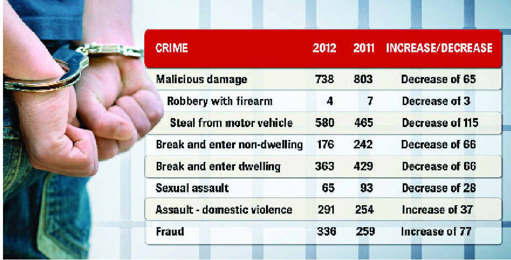 THE FIGURES: A detailed report comparing the number of crimes reported in the Tweed for the years 2011 and 2012 was released this week. Source: NSW Bureau of Crime Statistics and Research THE FIGURES: A detailed report comparing the number of crimes reported in the Tweed for the years 2011 and 2012 was released this week. Source: NSW Bureau of Crime Statistics and Research
